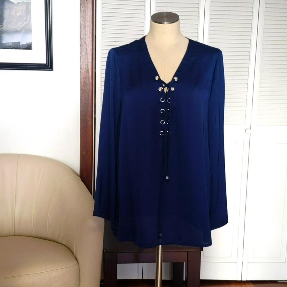 Michael Kors Prussian Blue Blouse